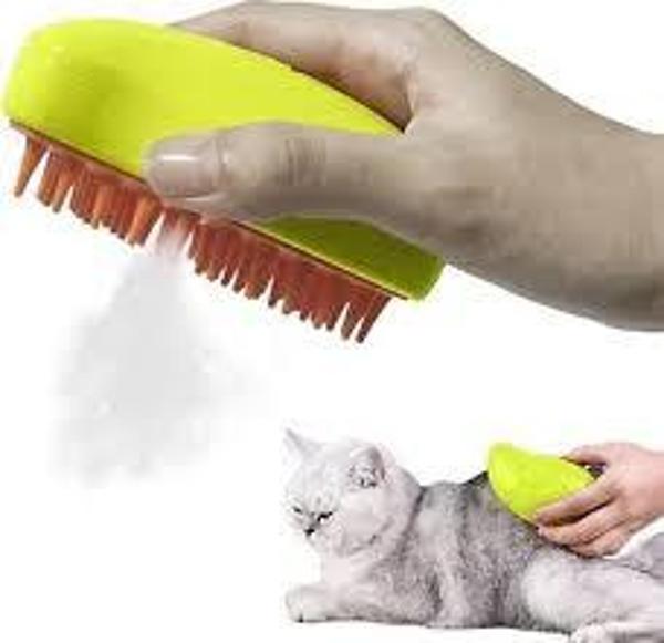 DEMİRHAN İTHALAT PET BRUSH KEDİ & KÖPEK BUHARLI TARAK ŞARJLI - Image 1