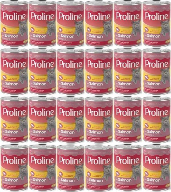 Proline Somonlu Yetişkin Kedi Konservesi 400 Gr*24 Adet - Image 1