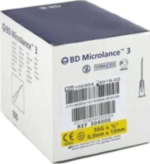 BD Mezoterapi İğne Ucu 30G 13mm 100'lü - 1 Kutu - Image 1