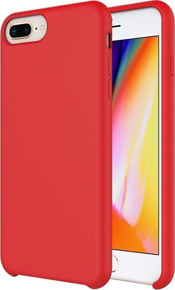 Buff iPhone 8 Plus / 7 Plus ile Uyumlu Rubber Fit Kılıf Red - Image 1