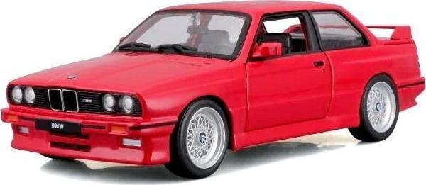 Bburago 1:24 1988 BMW 3 Series M3 - Kırmızı - Image 1