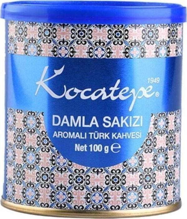 Kocatepe Kahve Kocatepe Damla Sakızlı Türk Kahvesi Teneke 100 G - Image 1