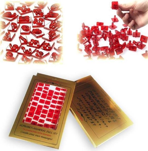 Pastime El Yazısı Alfabe Rakam Tüm Set Şeker Hamuru Kalıbı - Image 1