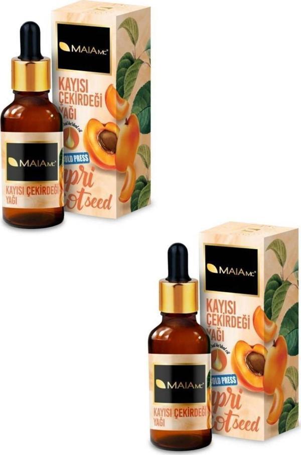 Maia Mc Kayısı Çekirdeği Yağı A, D, E, K Vitaminleri 20 Ml.X 2 Adet - Image 1
