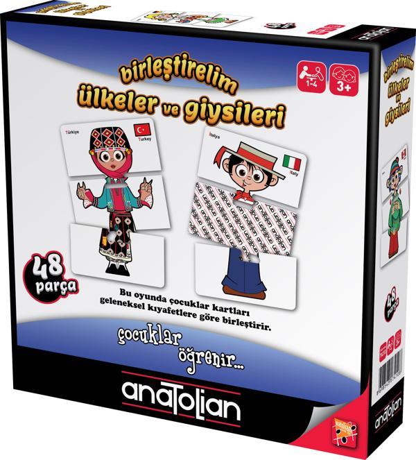 Anatolian Birleştirelim - Ülkeler ve Giysileri (48 Parça) 7410 - Image 1