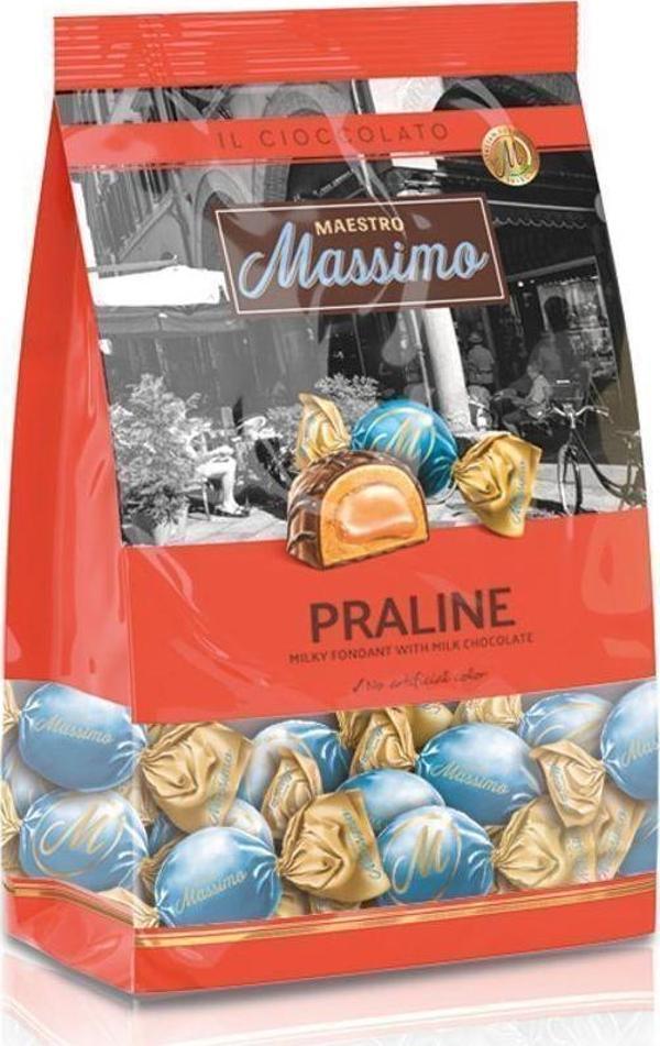 Maestro Massimo Praline Milky Fondant - Milky Chocolate (Sütlü Çikolata Fondant) 200 Gr. (1 Paket) - Image 1