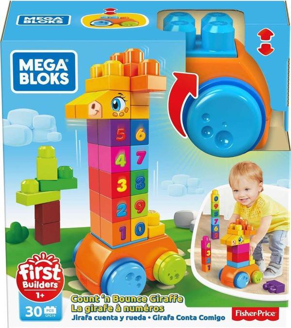 Fisher Price Mega Bloks Sayıları Öğreniyorum Hareketli Zürafa - Image 1