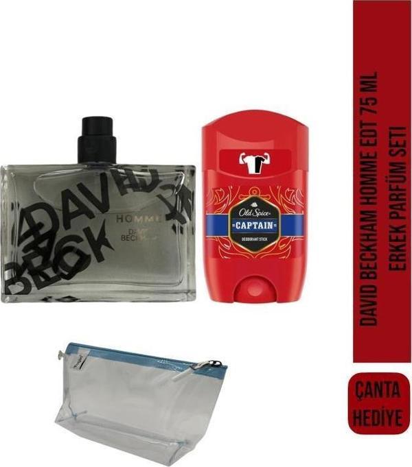 David Beckham Homme EDT 75 ml Erkek Parfüm Seti  - Image 1