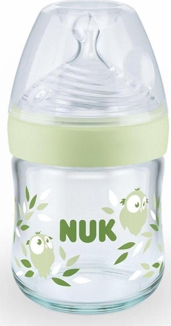 Nuk Nature Sense Sıcaklık Göstergeli Cam Biberon 120Ml - Image 1