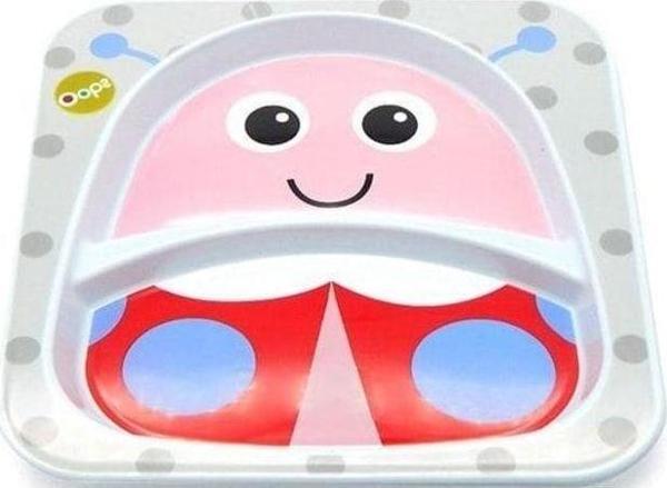Oops 2 Gözlü Beslenme Tabağı Uğur Böceği - Image 1