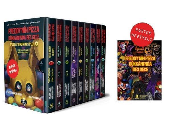 Fazbear'ın Korkunç Tipleri Seti - 9 Kitap Takım - Poster Hediyeli Kutulu - Olimpos Çocuk - Image 1