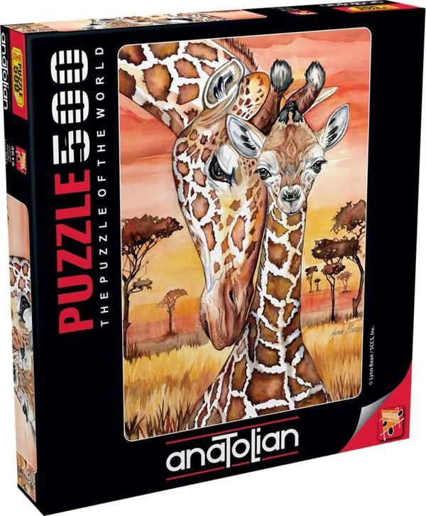 Anatolian 500 Parçalık Puzzle - Zürafa 3615 - Image 1