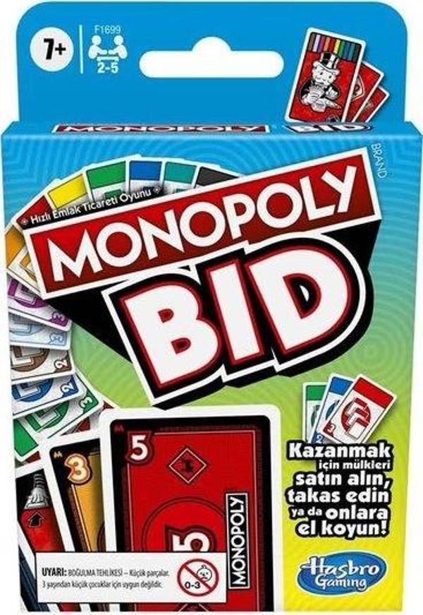 Hasbro Games Monopoly F1699 Bid Kutu Oyunu - Image 1