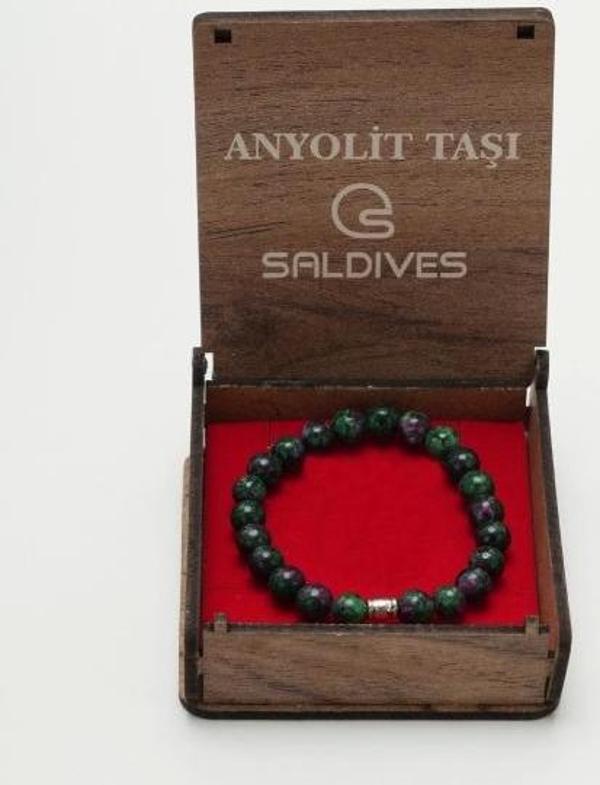 Saldives Anyolit Doğaltaş Bileklik - Image 1