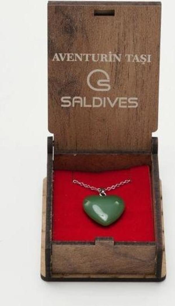 Saldives Aventurin Doğaltaş Kolye - Image 1