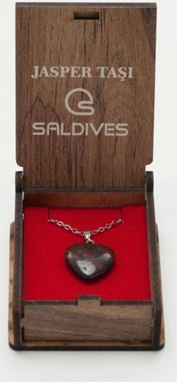 Saldives Jasper Doğaltaş Kolye - Image 1