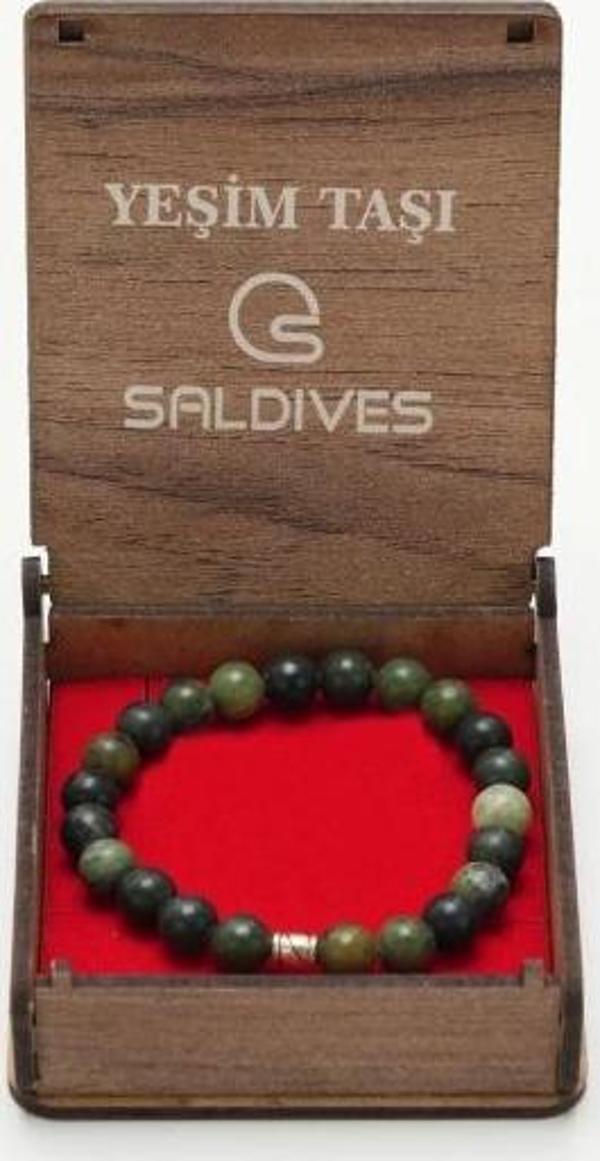 Saldives Yeşim Doğaltaş Bileklik - Image 1