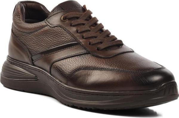 Ayakmod 4K2341-2088 Kahve Deri Anatomik Erkek Günlük Ayakkabı - Image 1