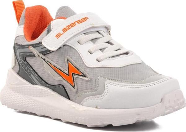 Slazenger Kaoru-F Gri-Turuncu Unisex Çocuk Spor Ayakkabı - Image 1