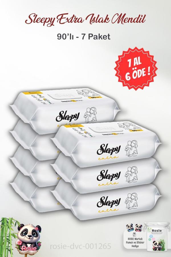 Sleepy Extra 90'lı Islak Bebek Havlusu ve ROSIE  - Image 1