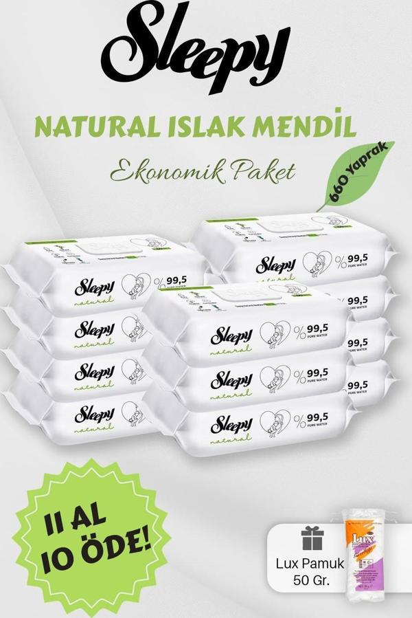 Sleepy Natural Islak Bebek Havlusu Hediyeli - Image 1