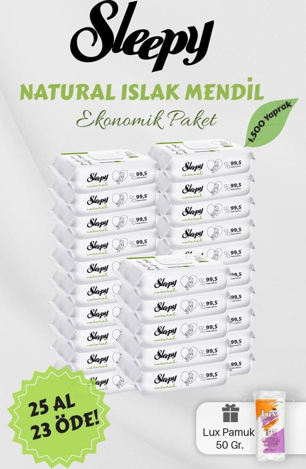 Sleepy Natural Islak Bebek Havlusu  - Image 1