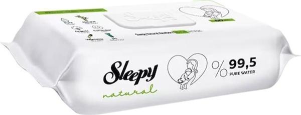 Sleepy Natural Yenidoğan Islak Bebek Havlusu 60'lı - Image 1
