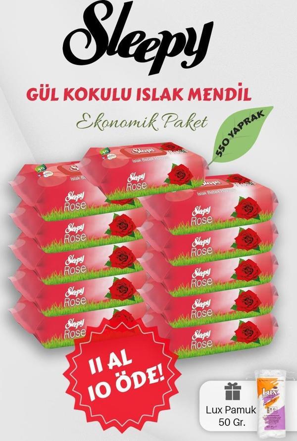 Sleepy Gül Kokulu Bebek Mendili Hediyeli - Image 1