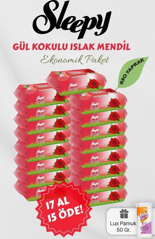 Sleepy Gül Kokulu Bebek Mendili Hediyeli - Image 1