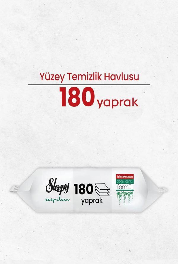 Sleepy Easy Clean Yüzey Temizlik Havlusu 180 Yaprak - Image 1