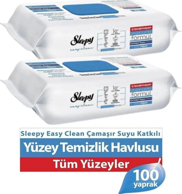Easy Clean Yüzey Temizlik Havlusu 2 * 100'lü Çamaşır Suyu Katkılı - Image 1