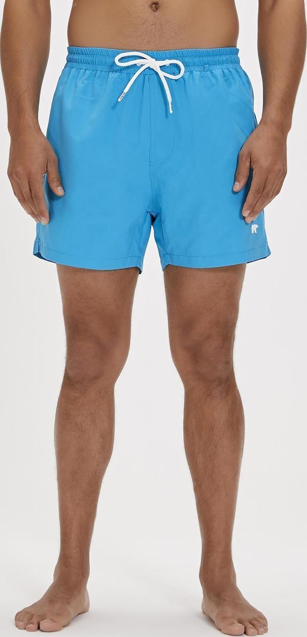 Chameleon Suda Renk Değiştiren Mavi Erkek Deniz Şortu - Image 1