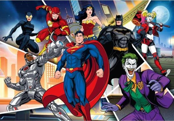 Clementoni DC Comics Justice League Puzzle 104 Parça 25722 - Image 1