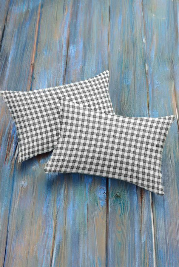 Yastık Kılıfı 50x70 cm Kombin Siyah - Image 1