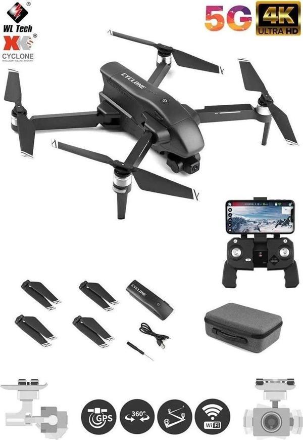 Q868 Wltoys Drone 3 Km Menzil 4K  Full HD -Gepettoys - Image 1