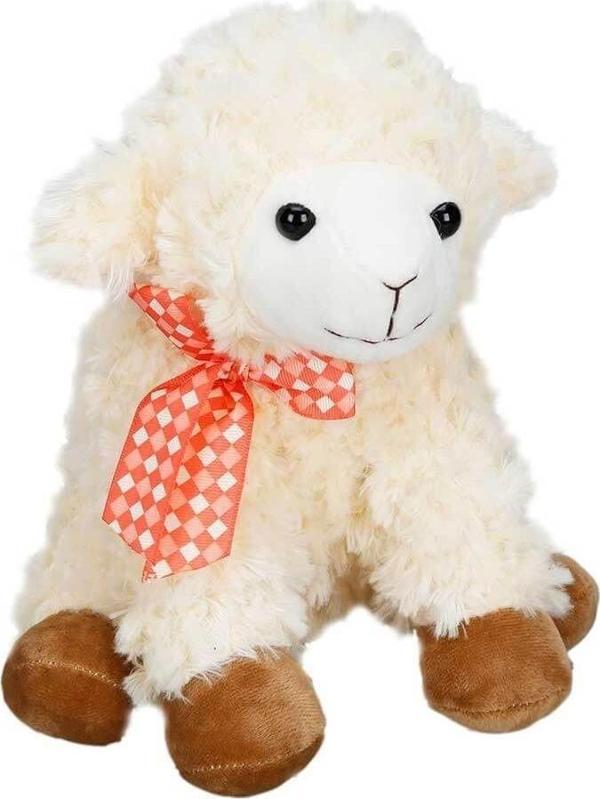 1509 Oturan Peluş Kuzu 24 cm - Image 1
