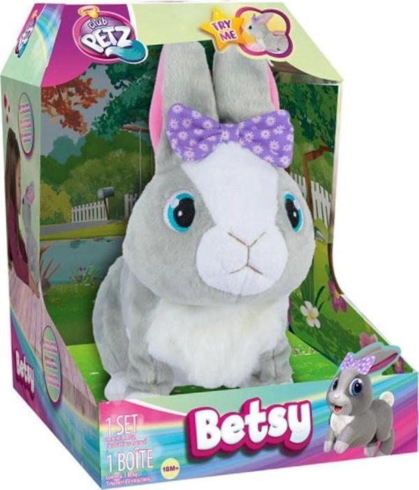 9586 Sesli ve Hareketli Peluş Tavşan Betsy -Sunman - Image 1