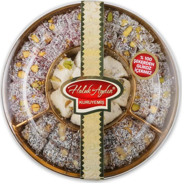 Haluk Aydın Kuruyemiş Çifte Kavrulmuş Antep Fıstıklı Karışık Lokum 255 G - Image 1