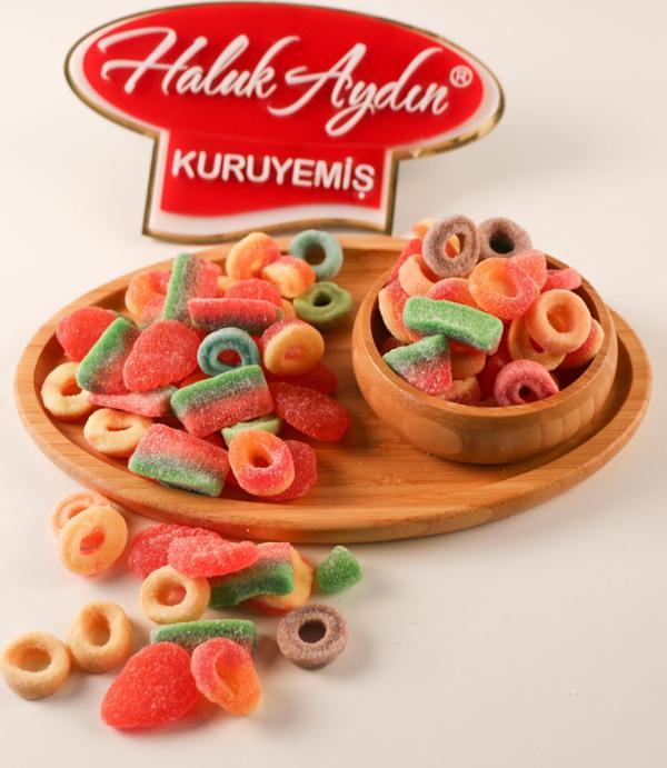Haluk Aydın Kuruyemiş Şekerli (Jelibon) Yumuşak Şeker 520 Gr - Image 1