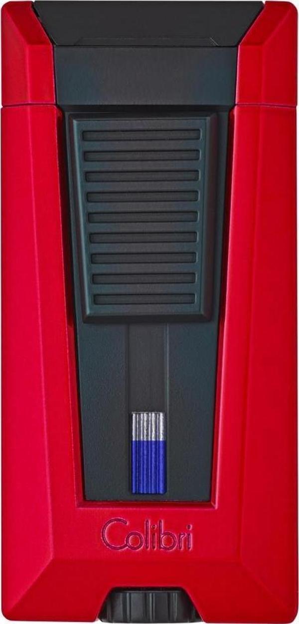 Colibri Stealth 3 Metalik Kırmızı-Siyah Puro Çakmağı - Image 1