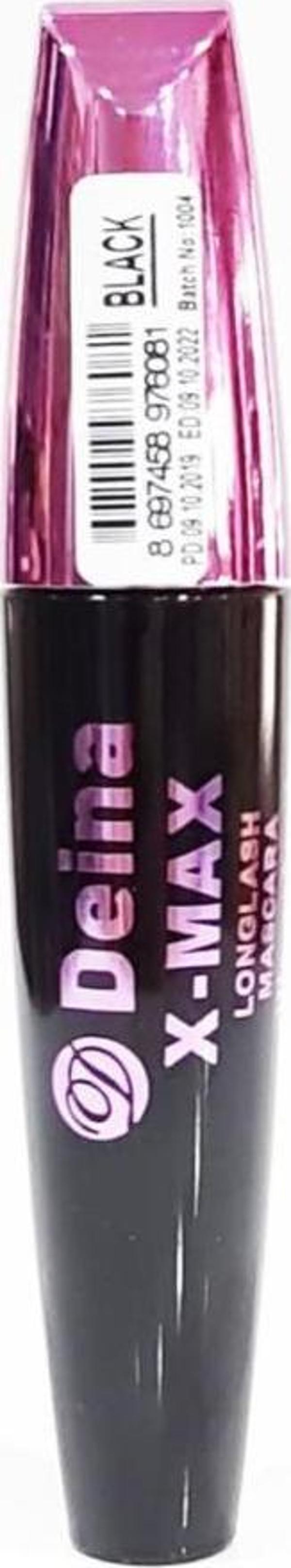 Deina X-Max Maskara Long Lash Black Kıvrımlı ve Hacimli - Image 1