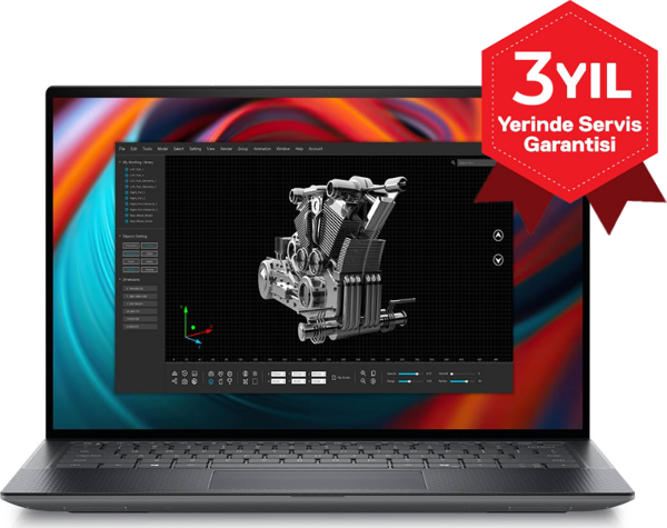 Dell Precision 5490 Ultra 7 165H 32GB 512GB SSD 6GB RTX A1000 Ada 14 QHD+ Touch Windows 11 Pro XCTO - Image 1