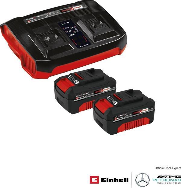 Einhell 2x4,0Ah & Twincharger Kit Akü & Şarj Cihazı - Image 1