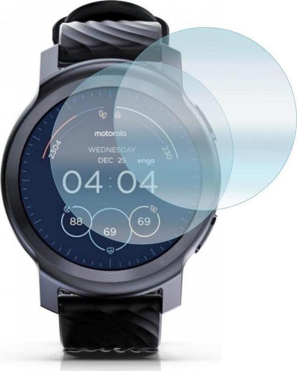 Motorola Moto Watch 100 Ekran Koruyucu Nano Şeffaf 2 Adet - Image 1