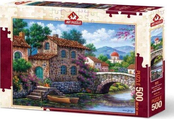 Art Puzzle 5070 Çiçekli Kanal 500 Parça Puzzle - Image 1