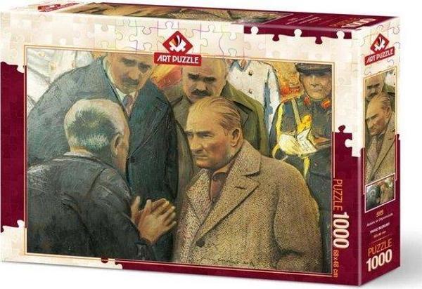 Art Puzzle 4589 Atatürk Ve Depremzede 1000 Parça Puzzle - Image 1
