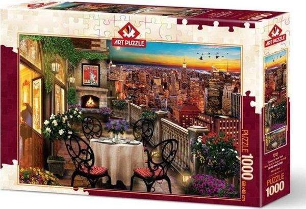 Art Puzzle 5184 New York'Ta Akşam Yemeği 1000 Parça Puzzle - Image 1