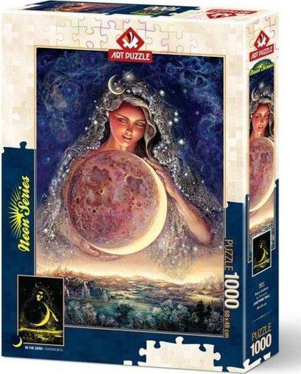 Art Puzzle 1000 Parça Neon Ay Tanrıçası 5011 - Image 1
