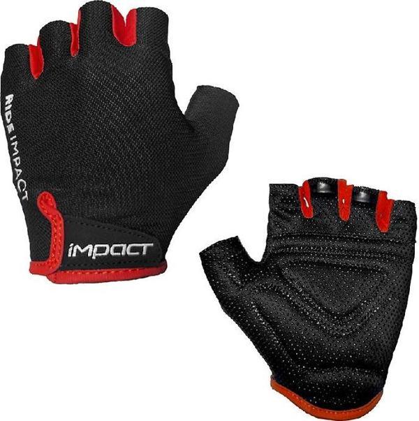 İmpact Venta S Kırmızı Kısa Parmak Bisiklet Eldiveni - Image 1