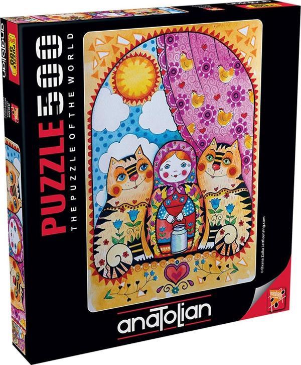 Anatolian 500 Parçalık Puzzle - Matruşka 3606 - Image 1